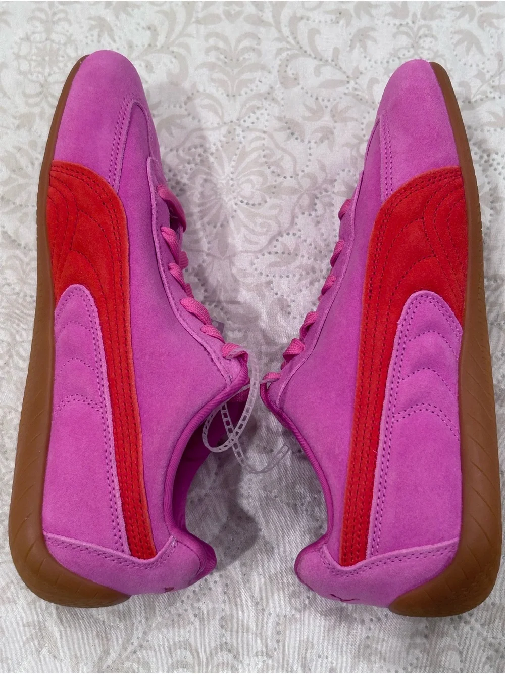 Puma Speedcat OG Casual Shoes Women’s 7.5 Pink Pixel Glowing Red Leather - NWT